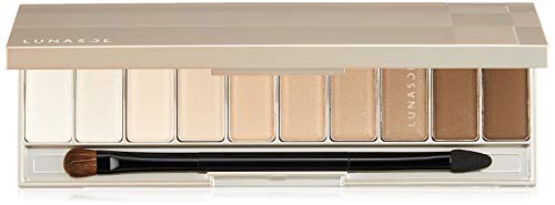 LUNASOL Neutral Beige Eyeshadow Palette with 10 Shades