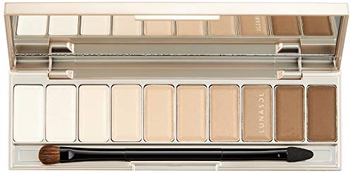 LUNASOL Neutral Beige Eyeshadow Palette with 10 Shades