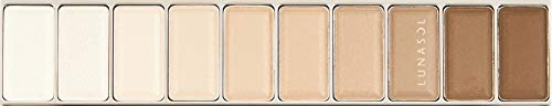 LUNASOL Neutral Beige Eyeshadow Palette with 10 Shades