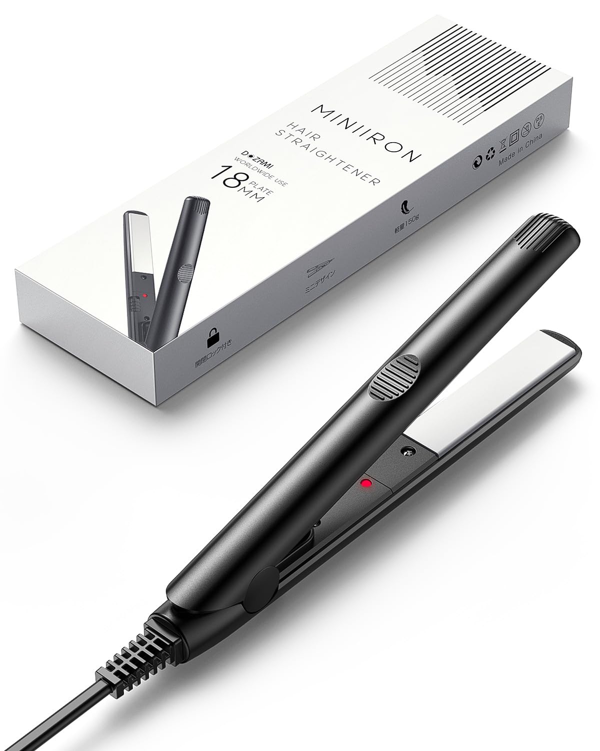 RUNCTY Mini Straight Hair Iron 220℃ Compact and Lightweight