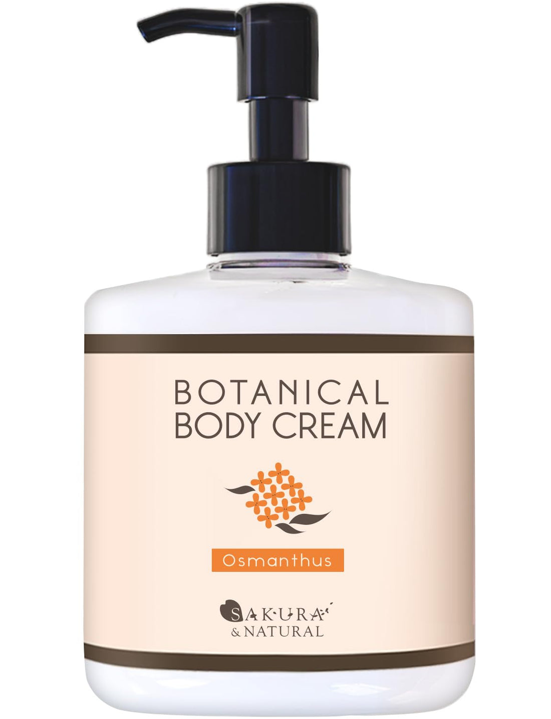 SAKURA & NATURAL Kinmokusei Body Cream Hydrating Hand Cream 200g