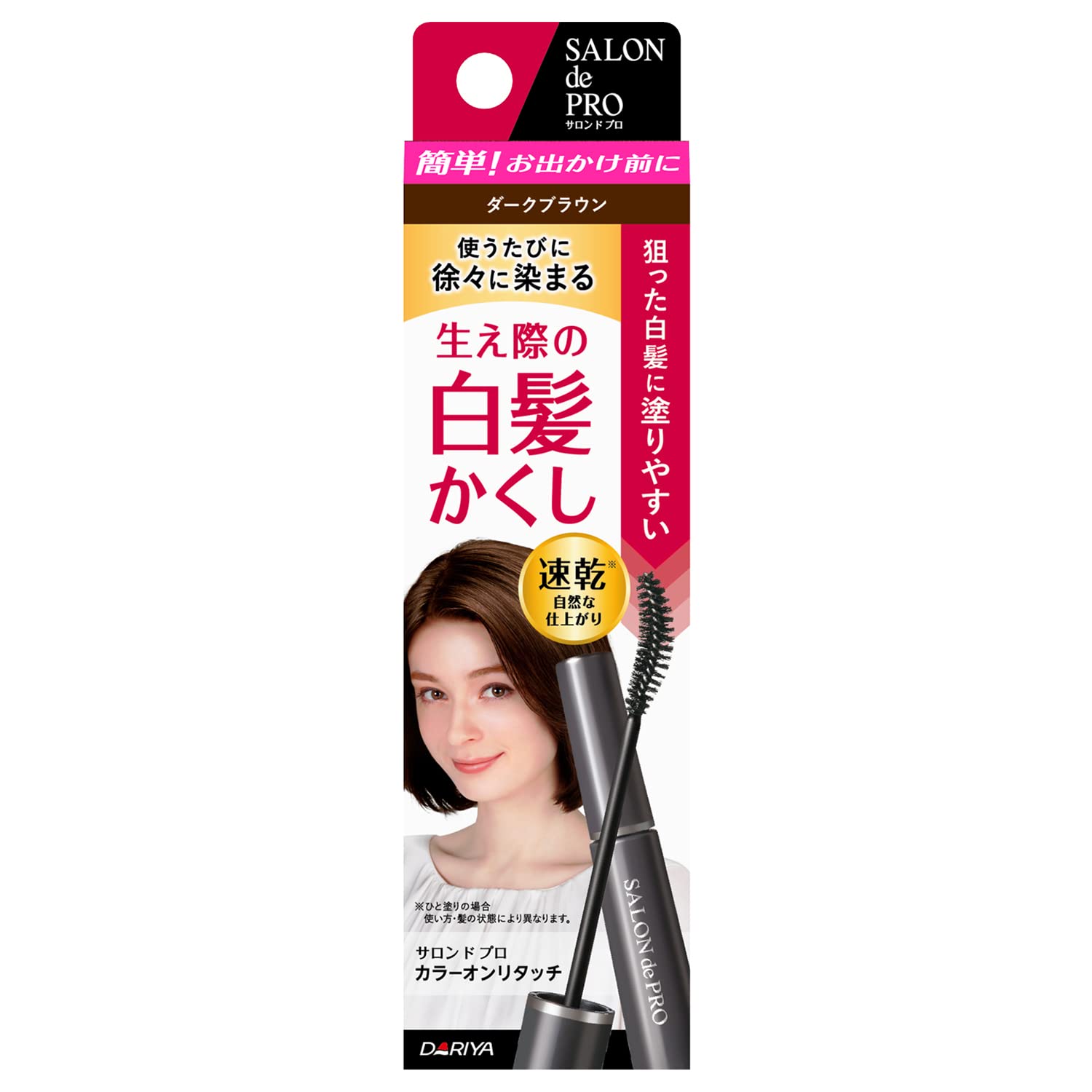 SALON de PRO Gray Hair Concealer EX Dark Brown for Quick Touch-Ups