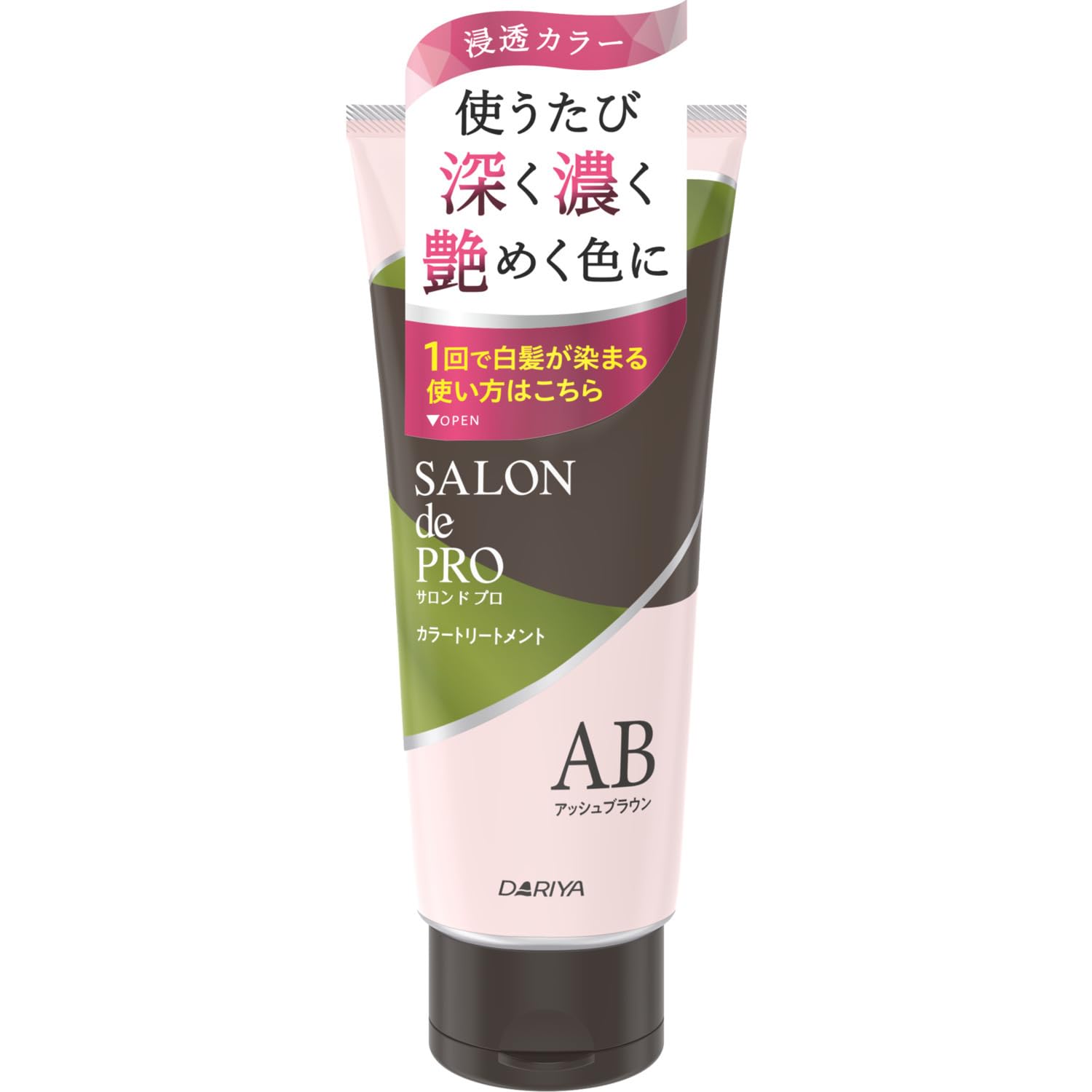 SALON de PRO Salon de Pro Gray Hair Dye Color Treatment Ash Brown 180g