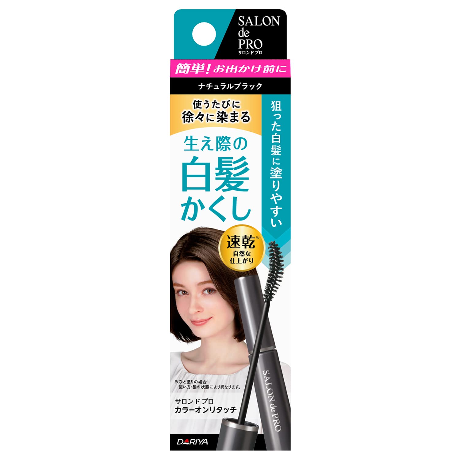 SALON de PRO Salond Pro Gray Hair Concealer Color Only Touch Natural Black
