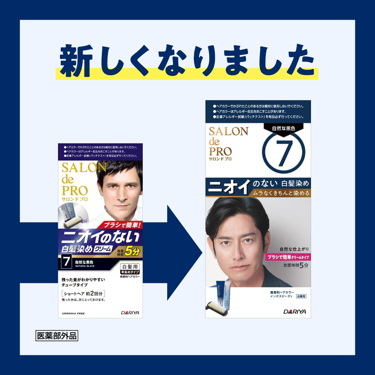 SALON de PRO Fragrance-Free Hair Color for Men 6A