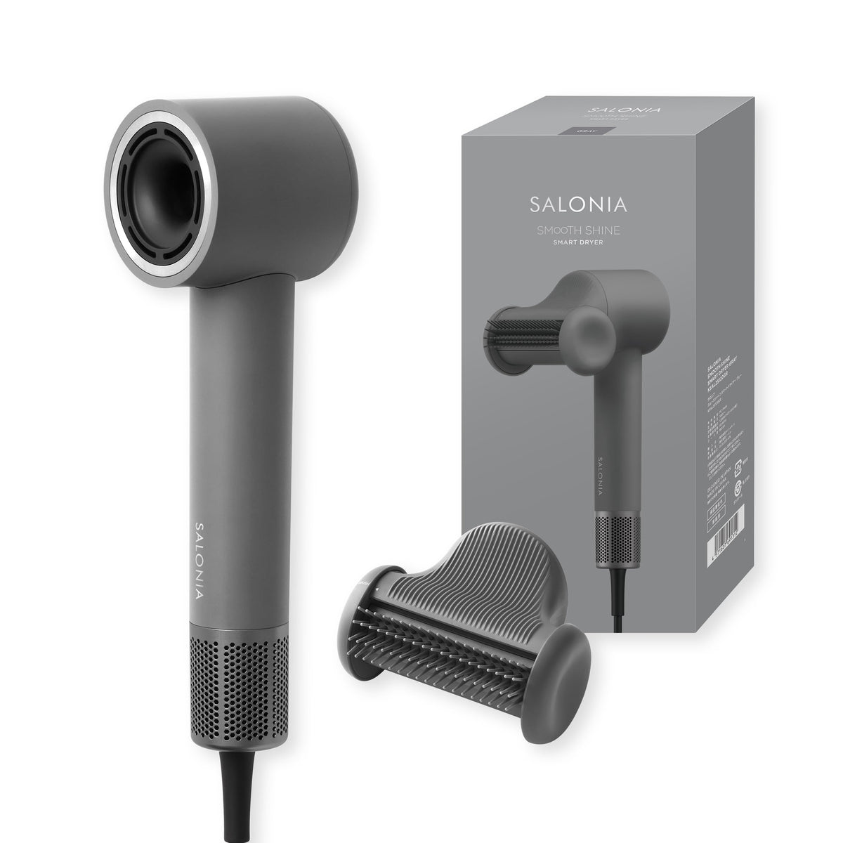 SALONIA Sèche-cheveux à ions négatifs pour un séchage rapide