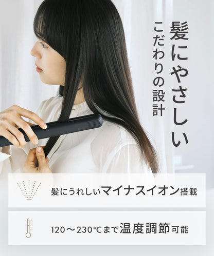 SALONIA 24mm Straight Hair Iron for Smooth Styling