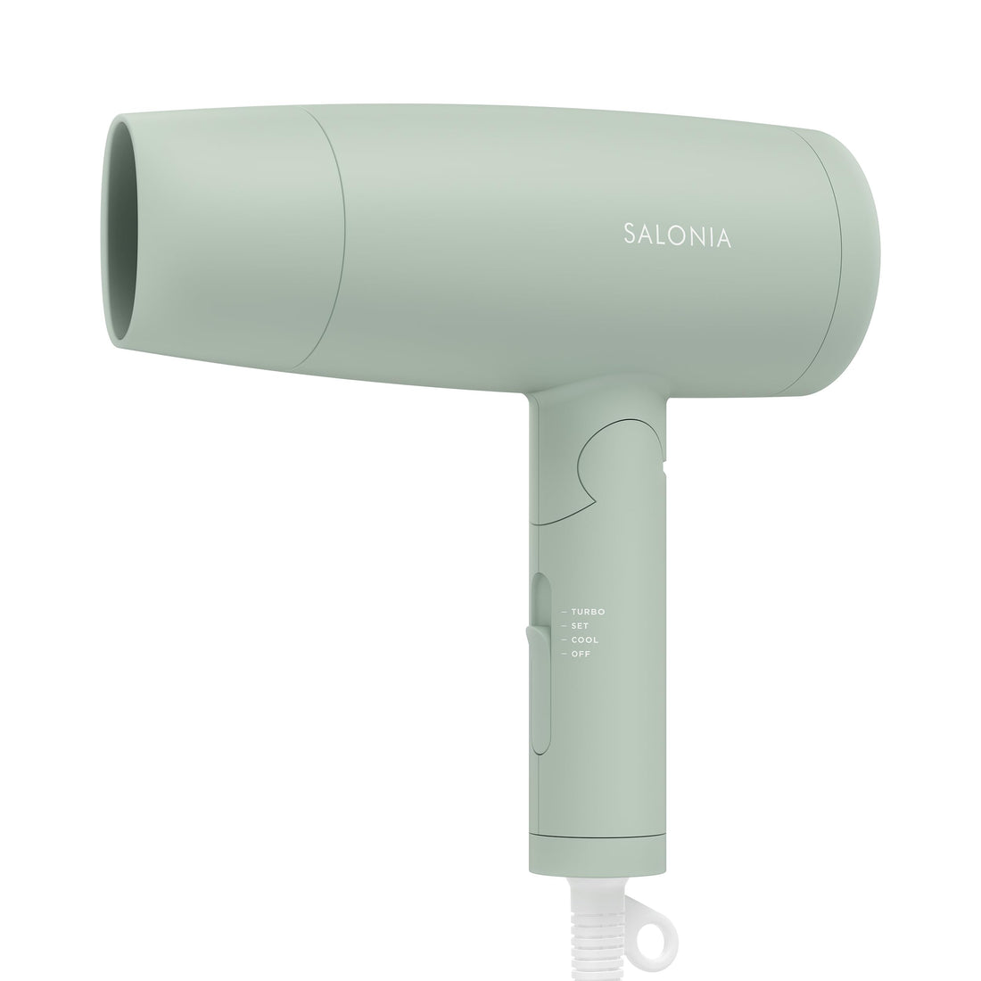SALONIA Speedy Ion Hair Dryer Flow, Misty Green