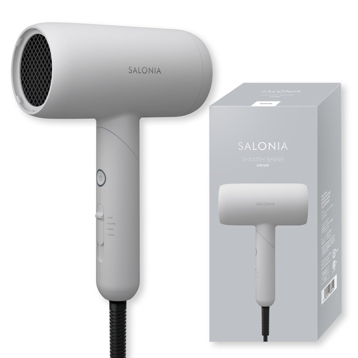 SALONIA Sèche-cheveux léger et puissant pour un séchage rapide
