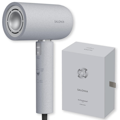 SALONIA Air Treatment Hair Dryer Powerful Lightweight Grey