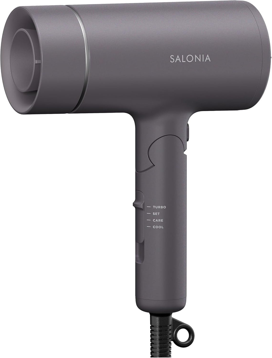 SALONIA Glossy Care Hair Dryer, Gray