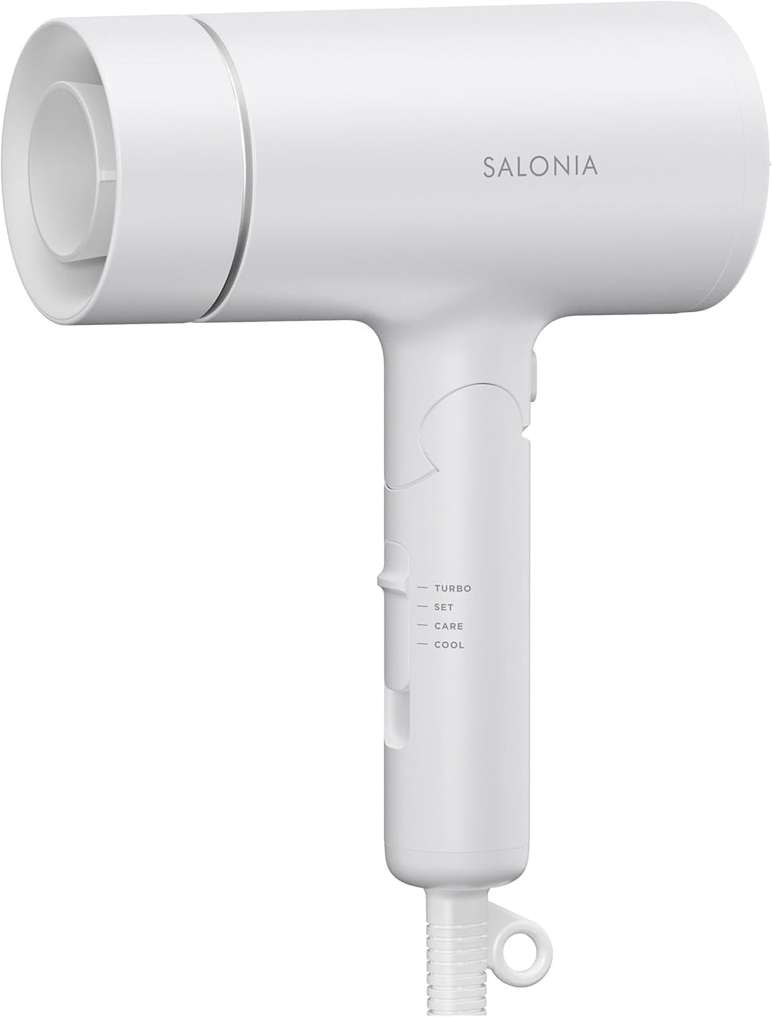 SALONIA Glossy Care Hair Dryer, White