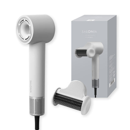 SALONIA Smooth Shine Smart Hair Dryer Ash White