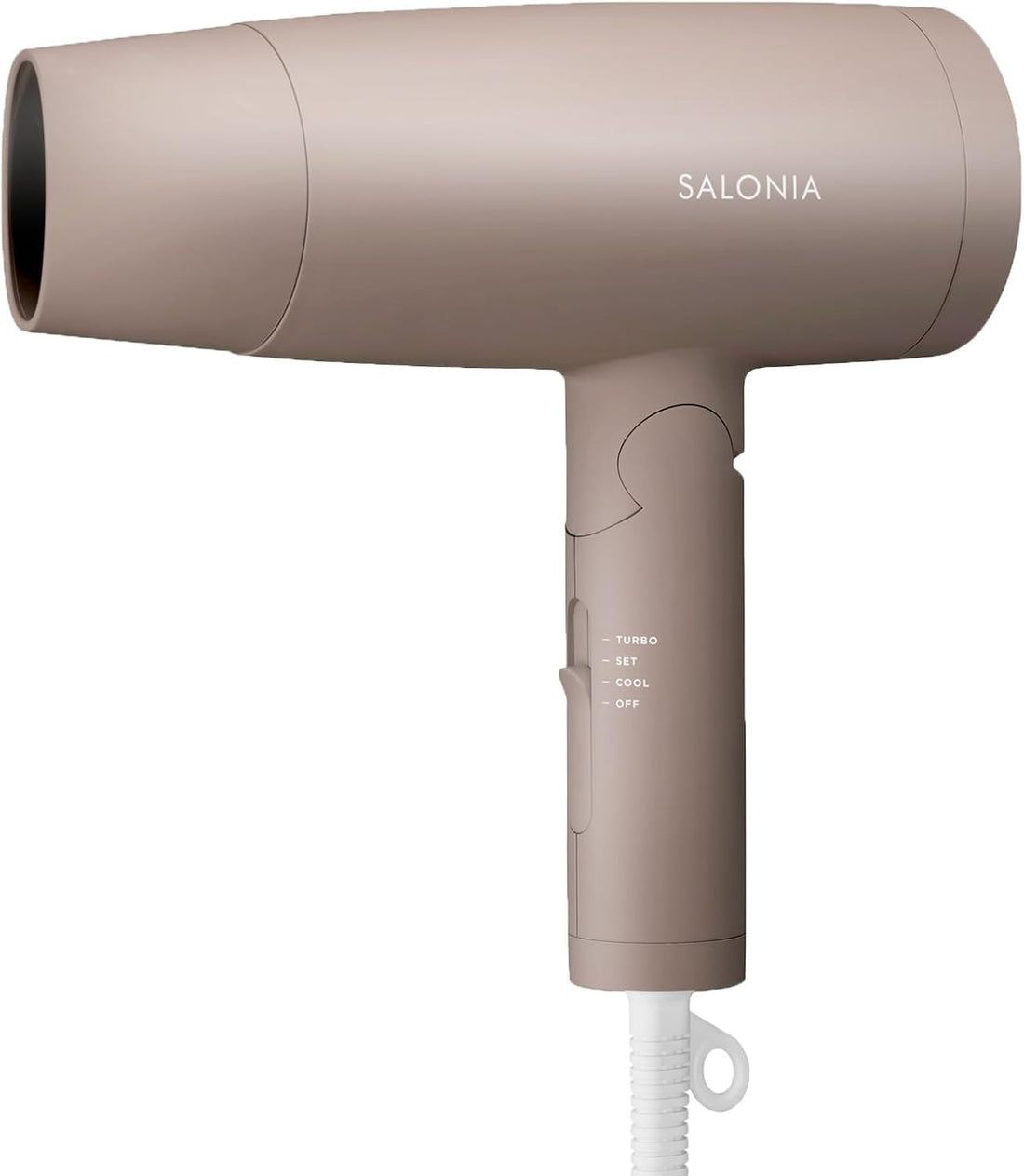 SALONIA Speedy Ion Hair Dryer Lightweight High Airflow Beige