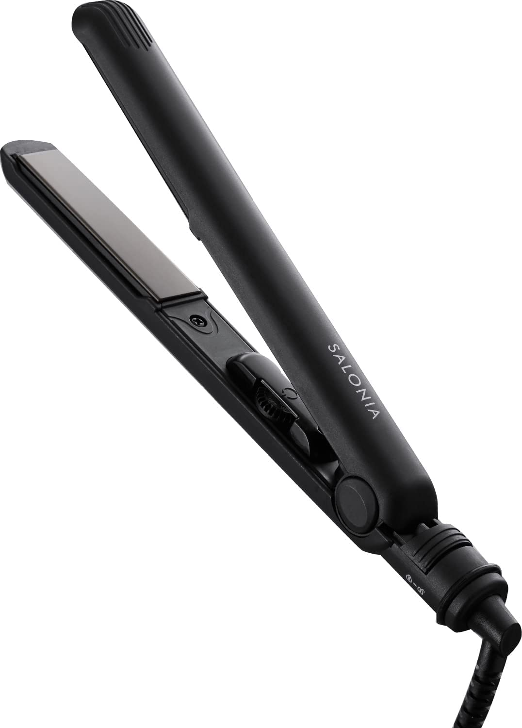 SALONIA Mini Straight Hair Iron SL-010SB, Black, Amazon Japan Exclusive