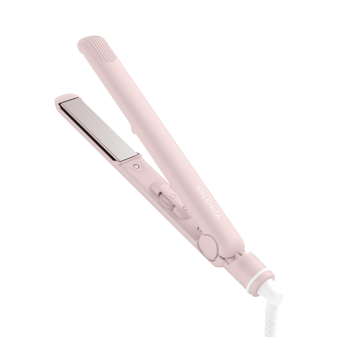 SALONIA Straight Hair Iron 24mm, Flow Misty Pink (2026 Spring/Summer Limited Color)