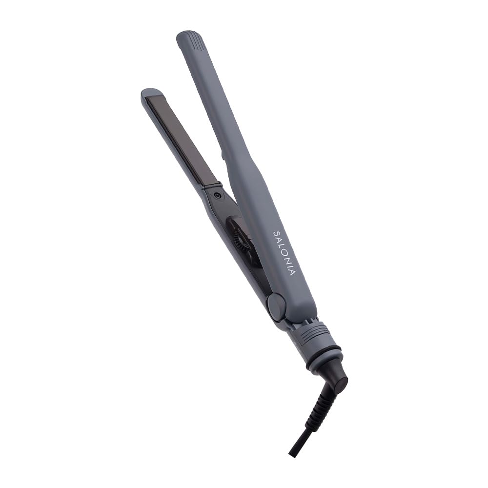 SALONIA Straightening Iron 15mm, Gray, SL-004SGR, Amazon Japan Exclusive