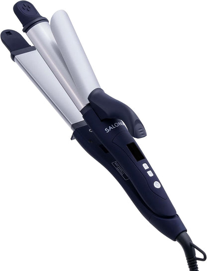 SALONIA 2-Way Straight and Curl Hair Iron 32mm SL-002ANV Navy, Amazon.co.jp Exclusive