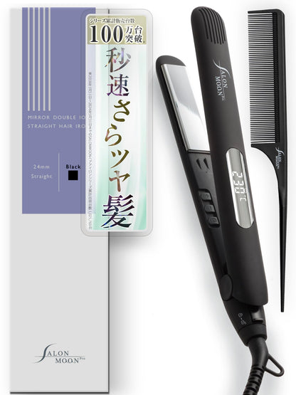 SALONMOON Fer à Cheveux 2WAY avec Affichage Numérique 24mm