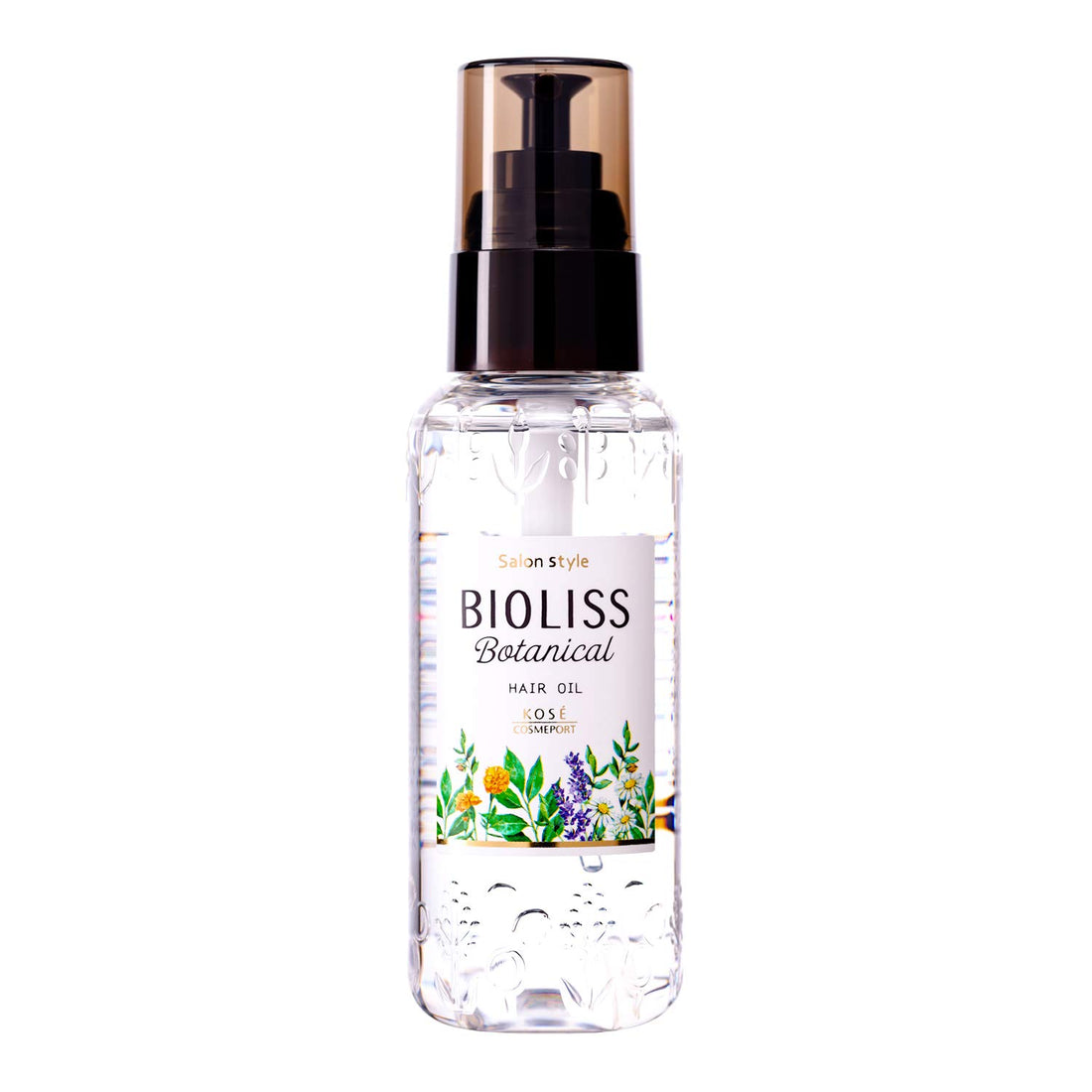 SALON STYLE KOSE Biolis Botanical Hair Oil 80mL + 1 bonus nose pore pack