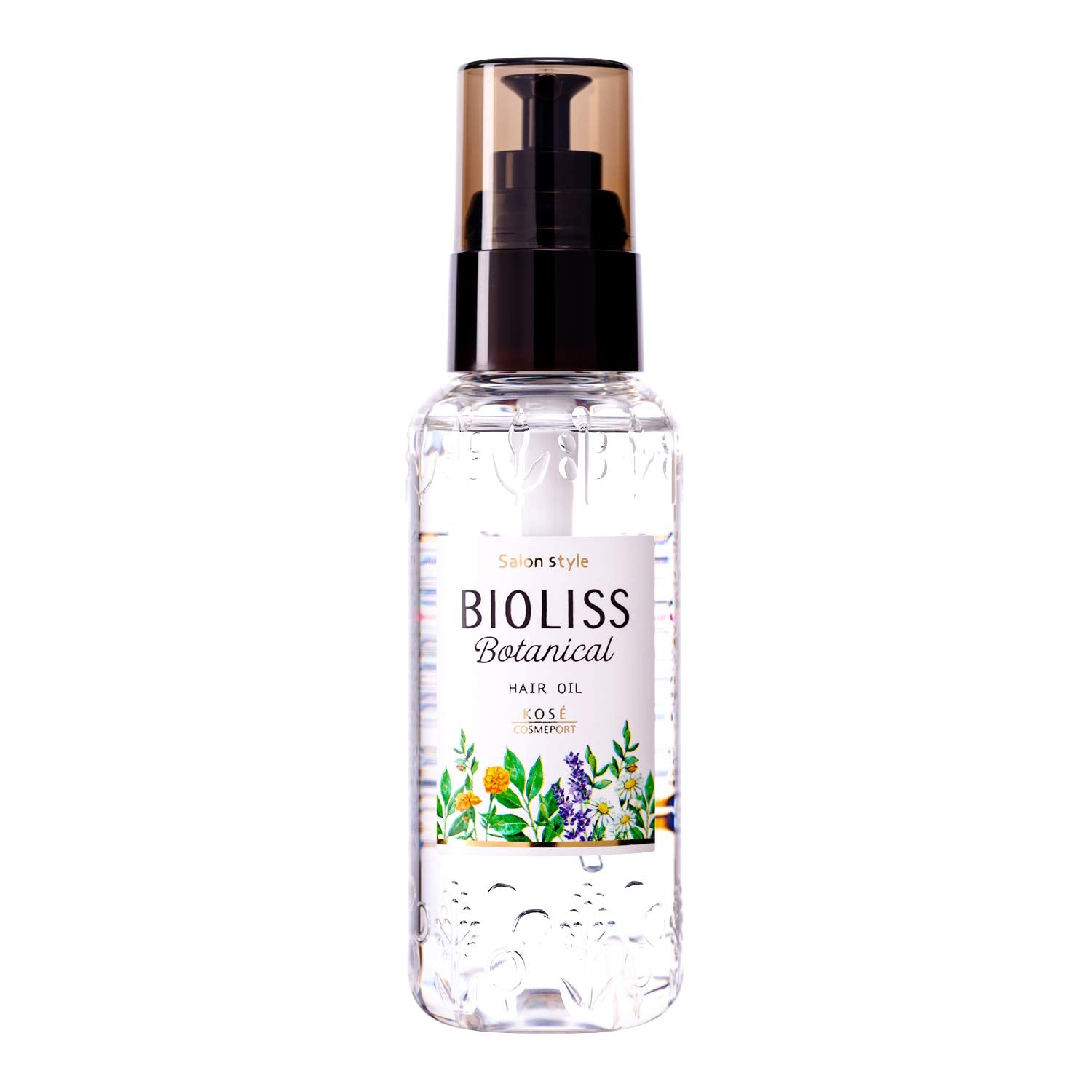 SALON STYLE KOSE Biolis Botanical Hair Oil 80mL + 1 bonus nose pore pack