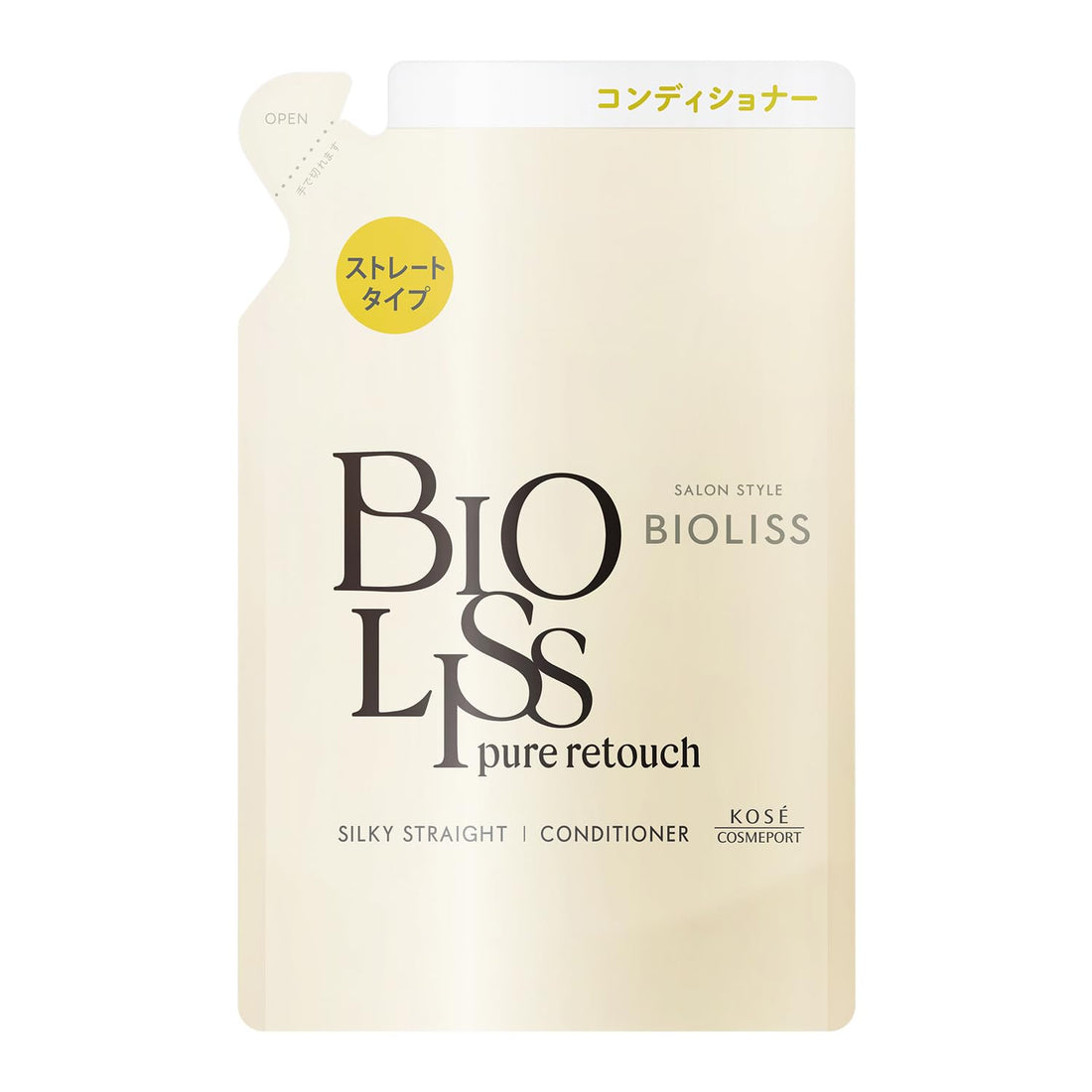 SALON STYLE Wave Straight Hair Conditioner Refill 340mL Smooth Texture