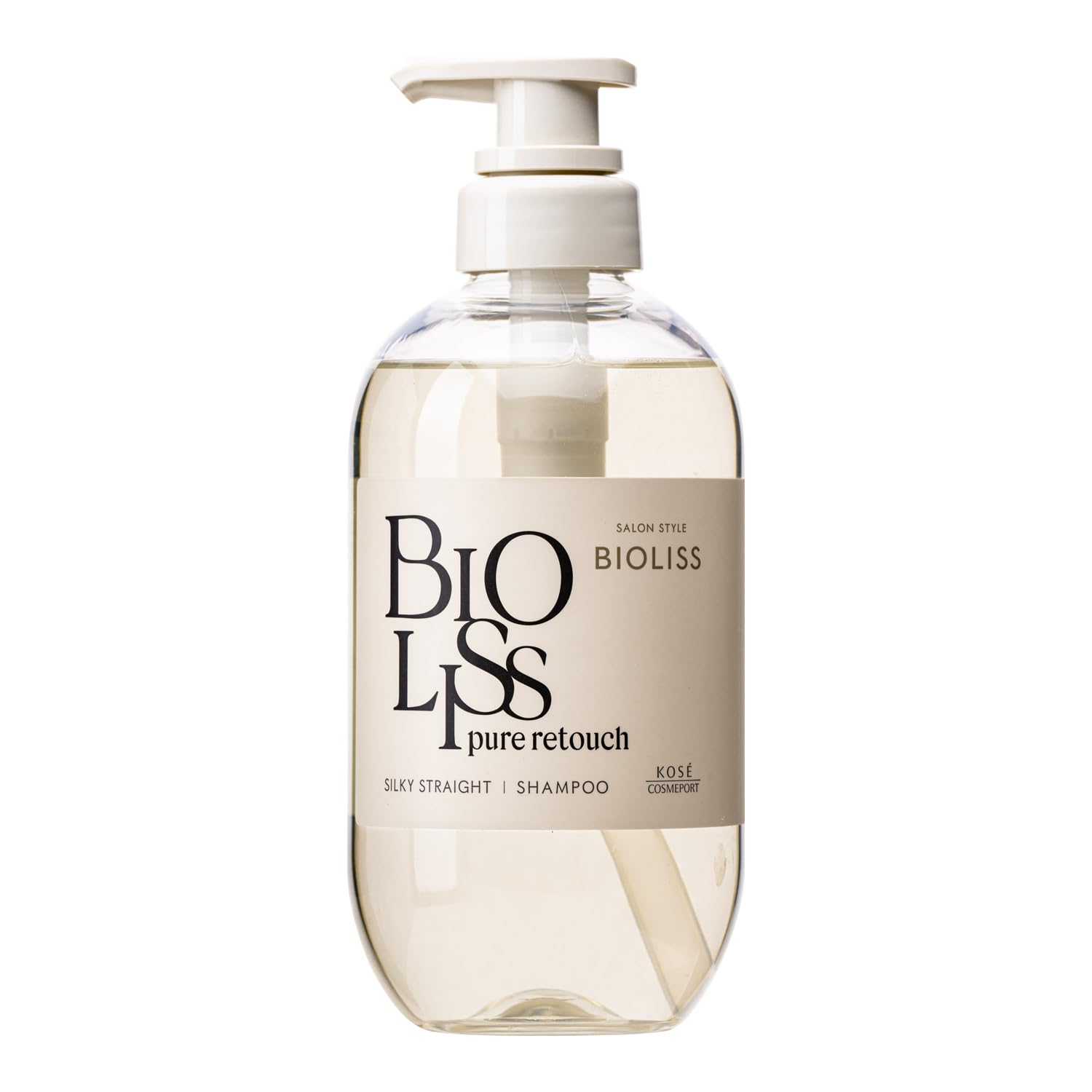 Biolis Pure Retouch Wavy Smooth Shampoo 480mL Straight Type Straight and Silky