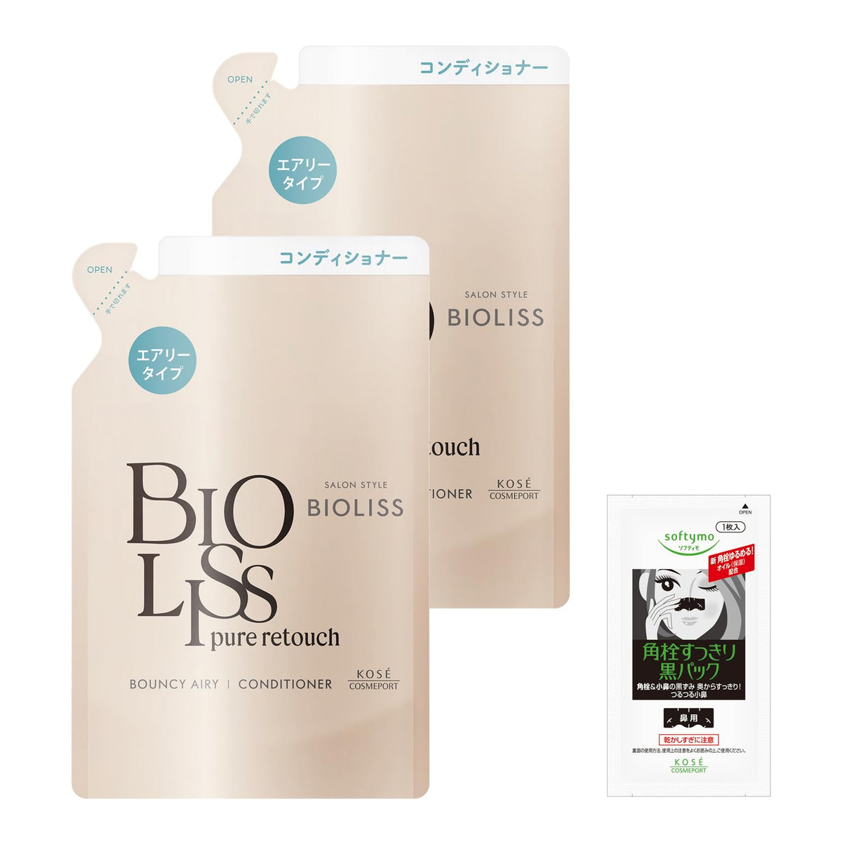 SALON STYLE Biolis Pure Retouch Hair Conditioner 340mL Refill