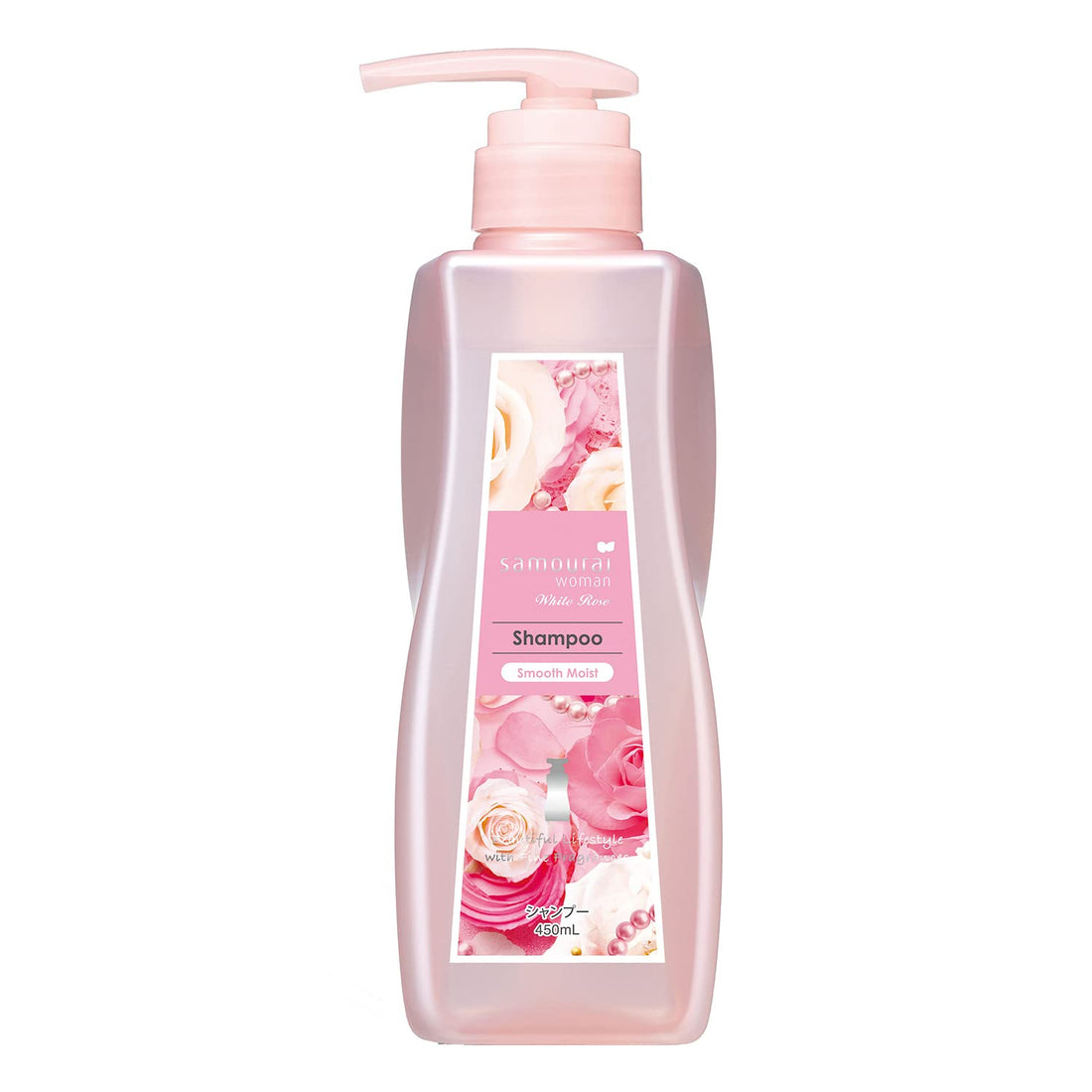 Samurai Woman White Rose Shampoo Smooth Moist 450mL