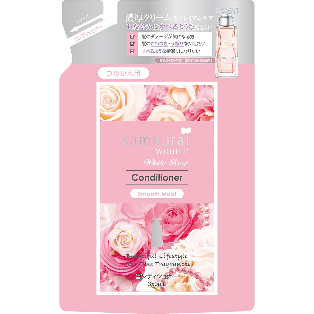 Samurai Woman Smooth Moist Conditioner Refill 350mL