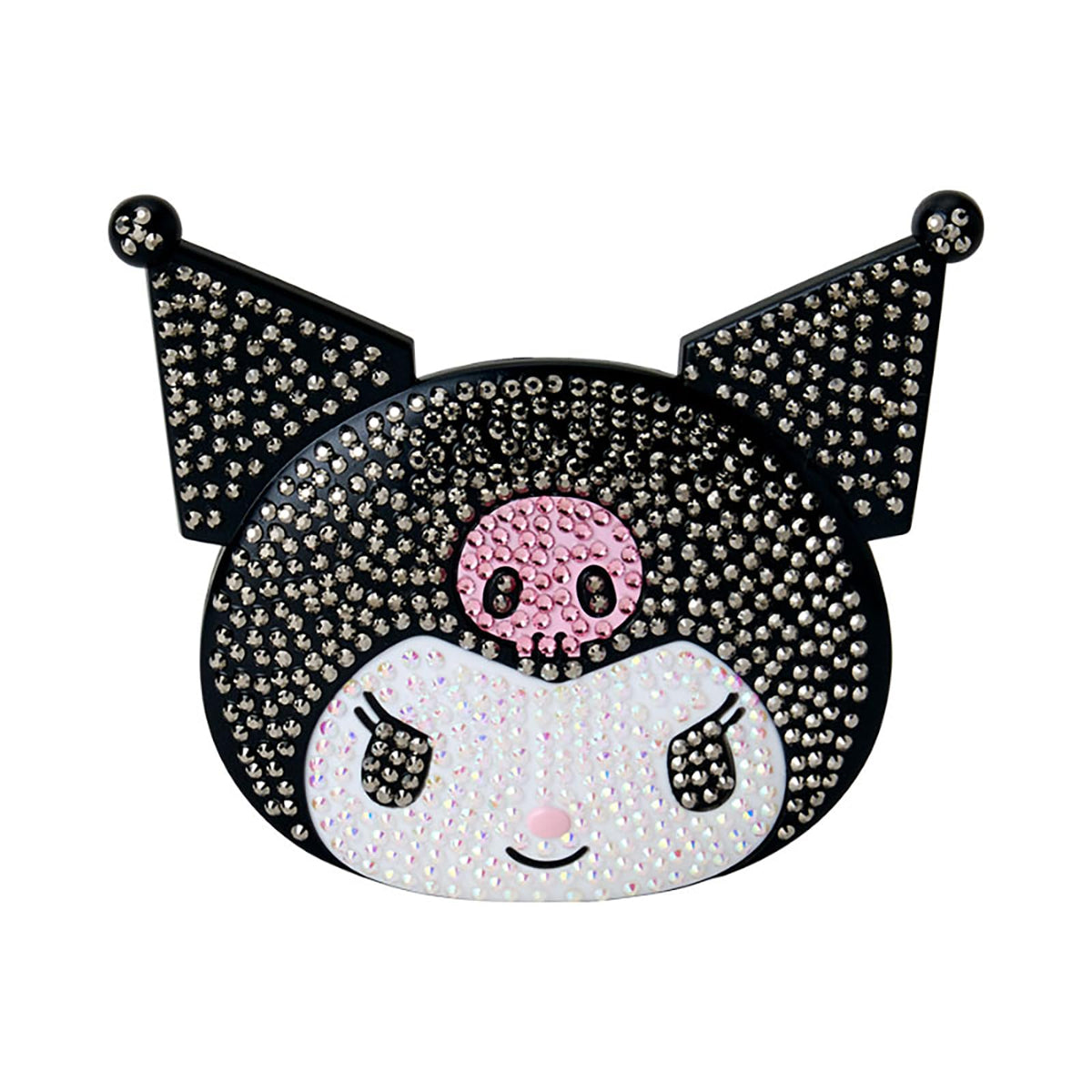 SANRIO Hair Comb and Mirror Set with Jewel Deco Design