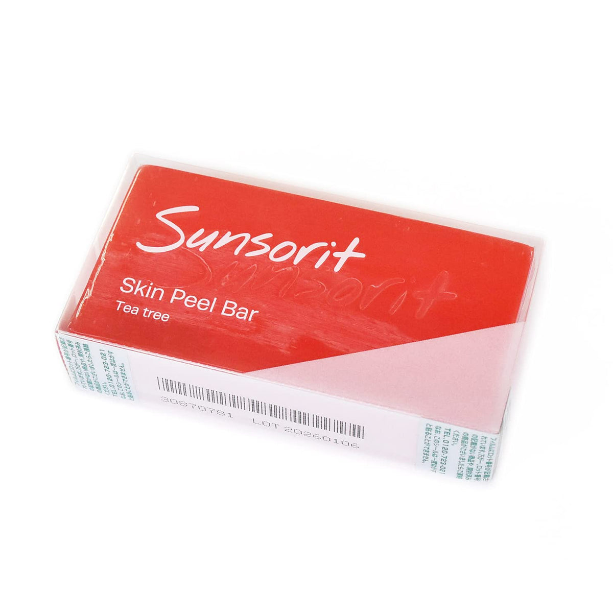 Sunsorit Skin Peel Bar Tea Tree 135g for Japanese Skincare