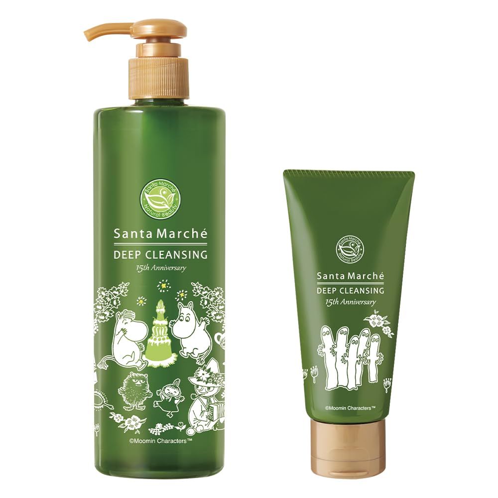 Santa Marche Deep Cleansing Moomin Bottle Set for Japanese Skincare