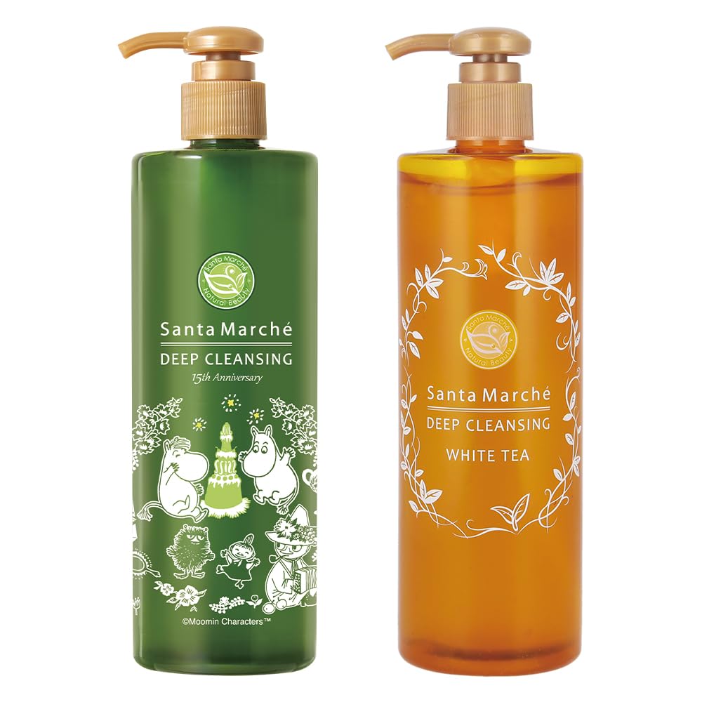 Santa Marche Deep Cleansing Moomin Bottle and White Tea Set
