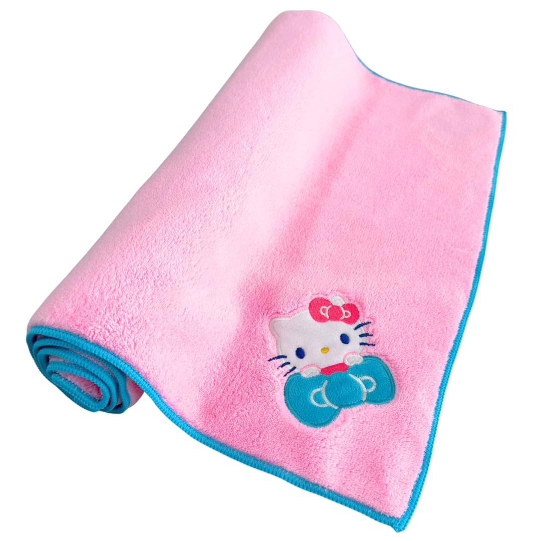Santan Sanrio Hello Kitty Microfiber Hair Drying Towel 38 × 85 cm
