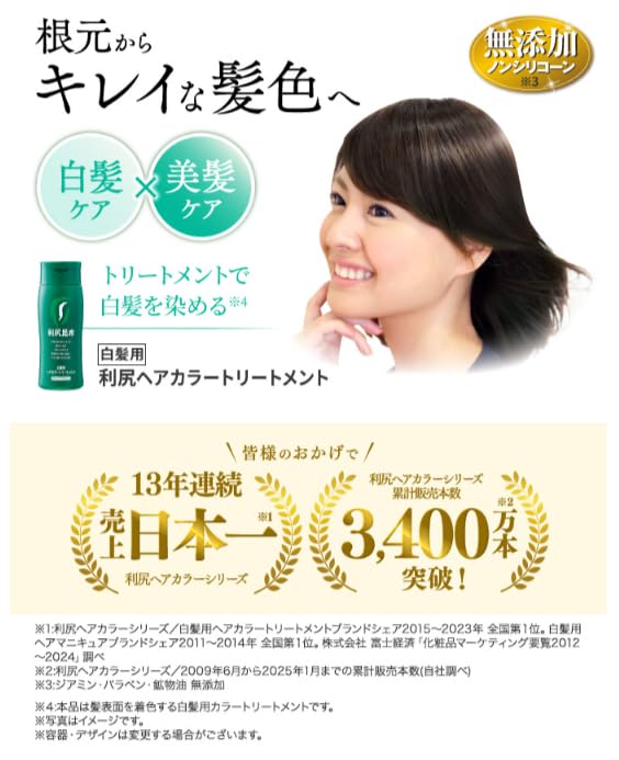 Sastty Hair Color Treatment Light Brown 200g for Japanese Hair Care