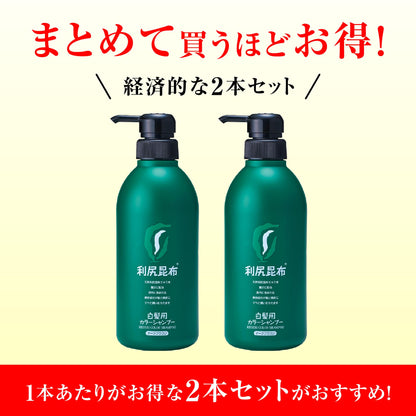 Sastty Natural Brown Hair Color Shampoo 500ml Set with Conditioner