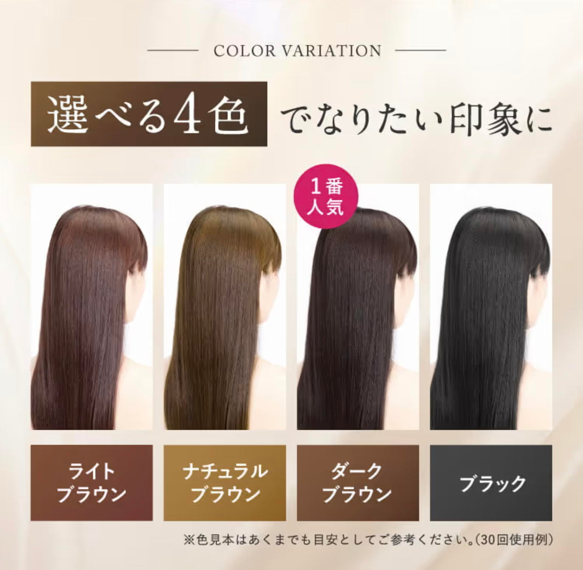 Sastty Natural Brown Hair Color Shampoo 500ml Set with Conditioner