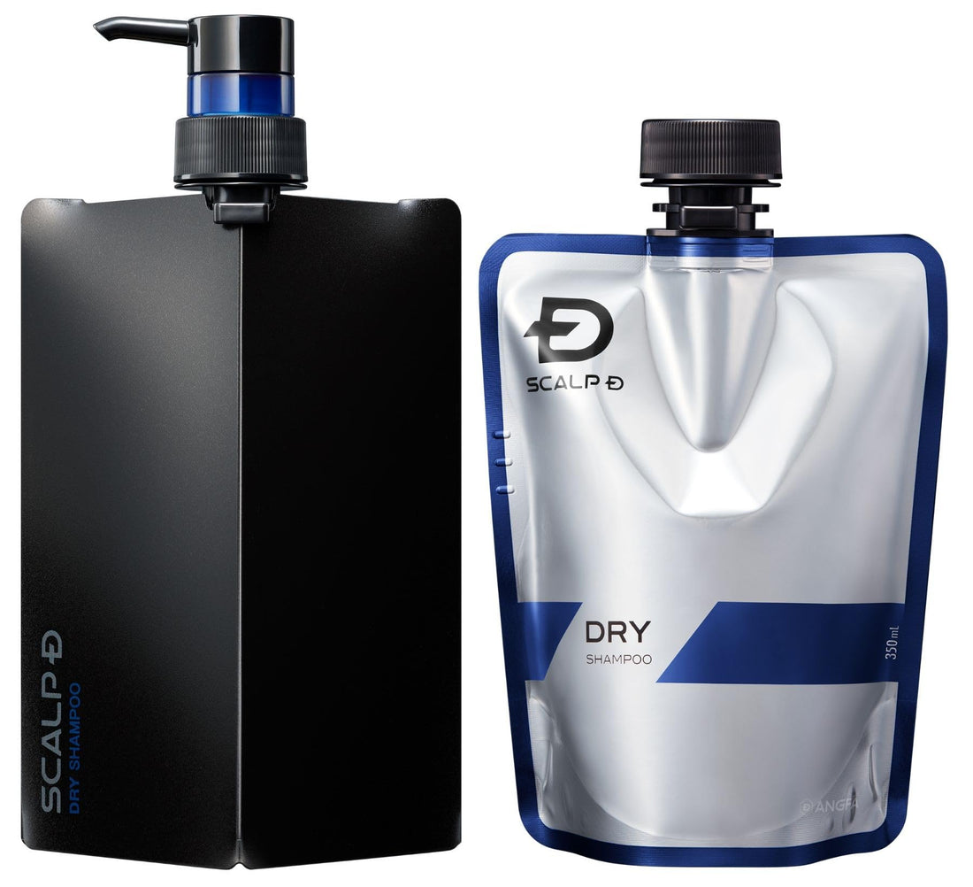 Sukarupu Scalp D Shampoo Set for Men with Holder and Refill