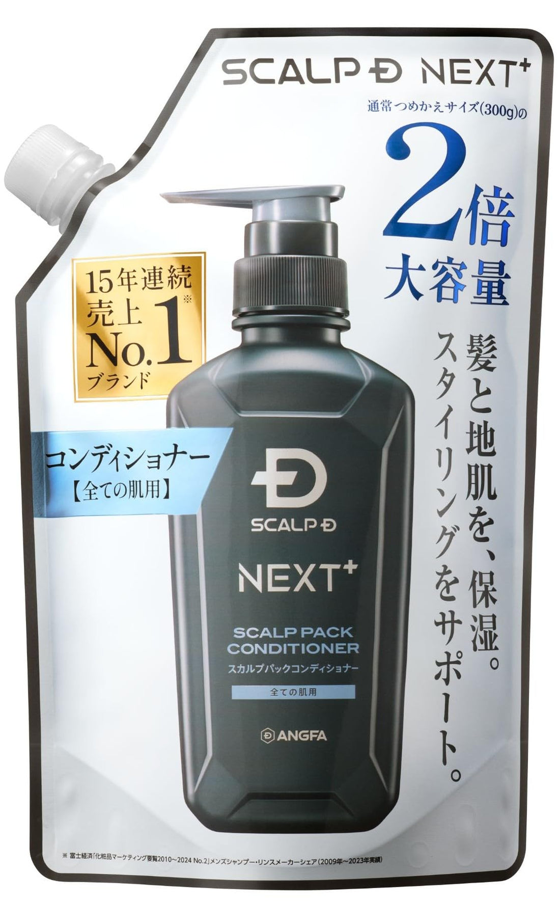 Sukarupu Scalp D NEXT+ Conditioner Refill 600g for Men