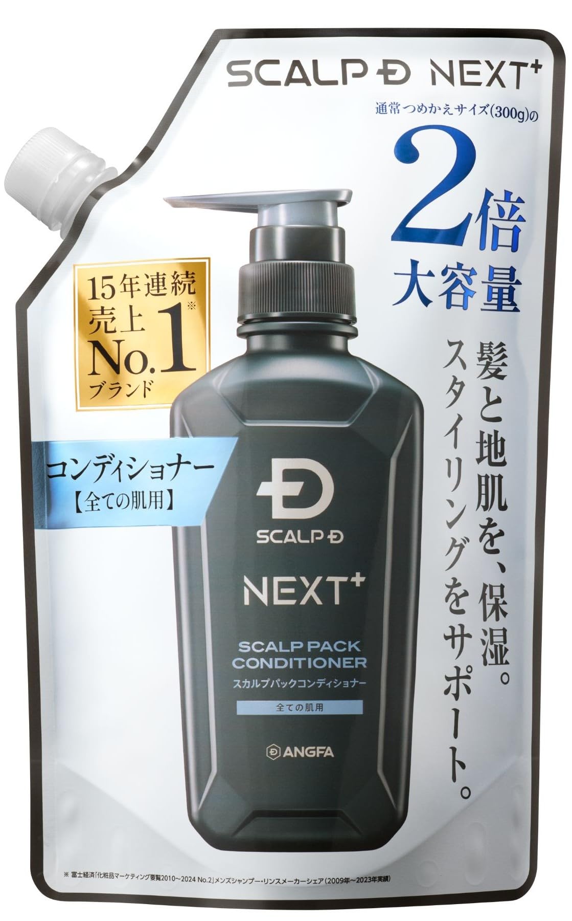 Sukarupu Scalp D NEXT+ Conditioner Refill 600g for Men