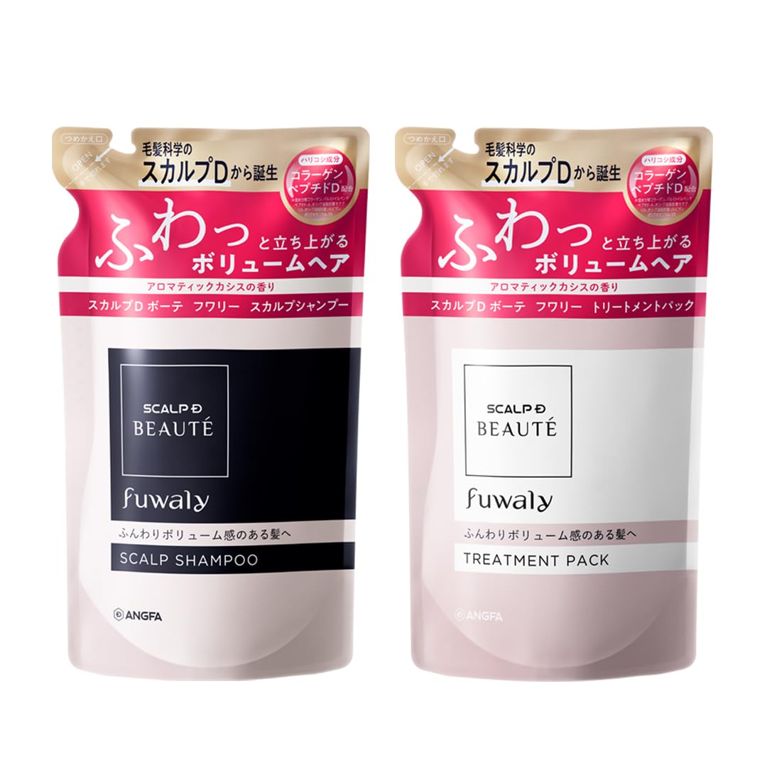 SCALP-DBEAUTE Scalp D Beaudet Fluffy Scalp Shampoo and Treatment Pack 300mL