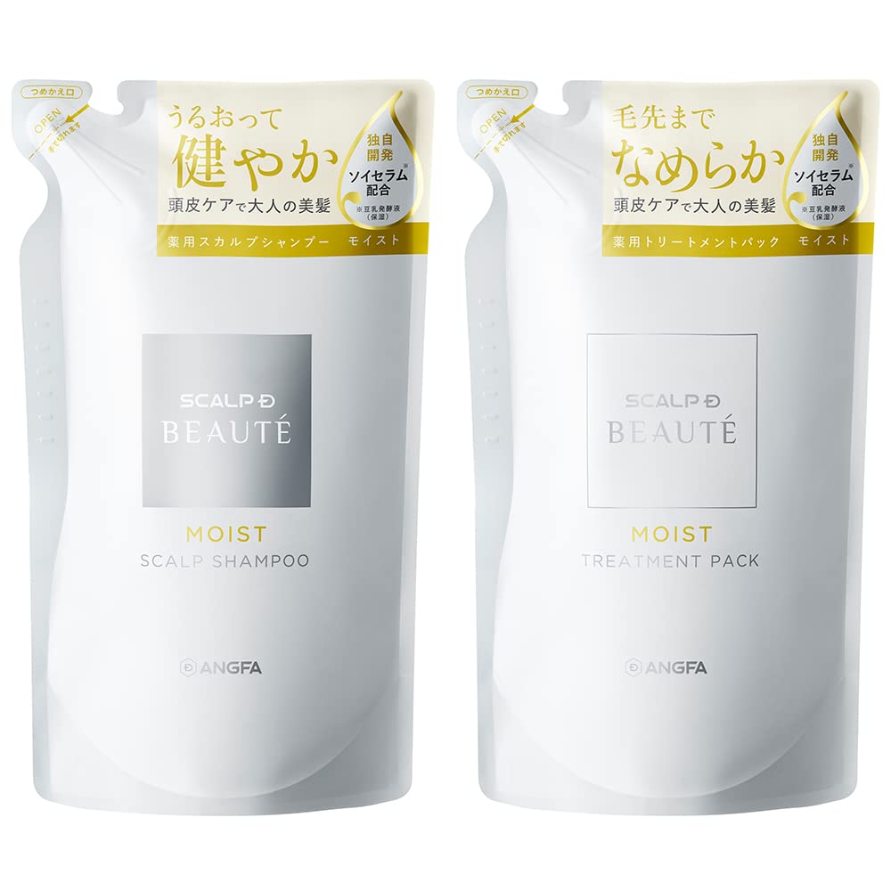 SCALP-DBEAUTE Moisture Care Shampoo and Conditioner Refill 300ml