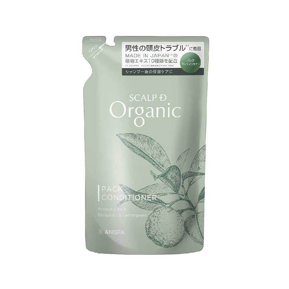 SCALPD Organic Conditioner Treatment Refill 300g for Japanese Hair Care