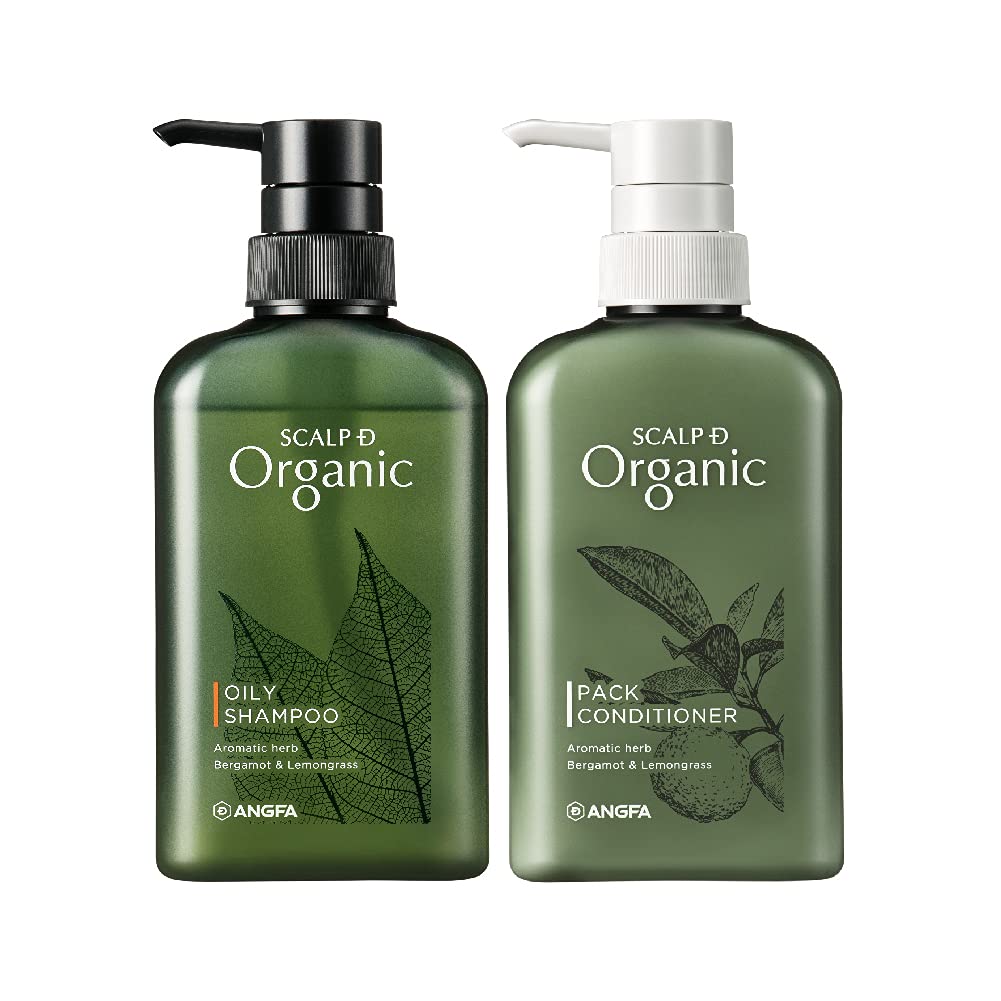 SCALPD Organic Shampoo and Conditioner Set for Oily Hair Care