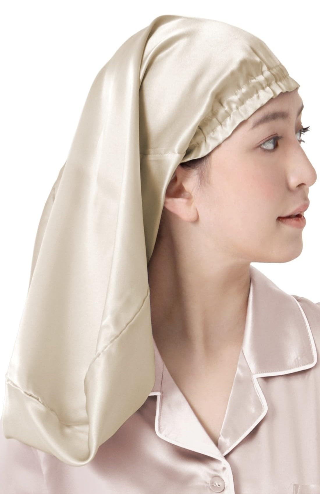 SEAWIND Silk Night Cap for Long Hair 100% Silk