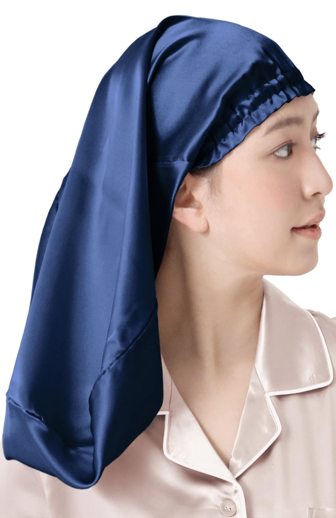 SEAWIND Silk Night Cap for Long Hair 100% Silk