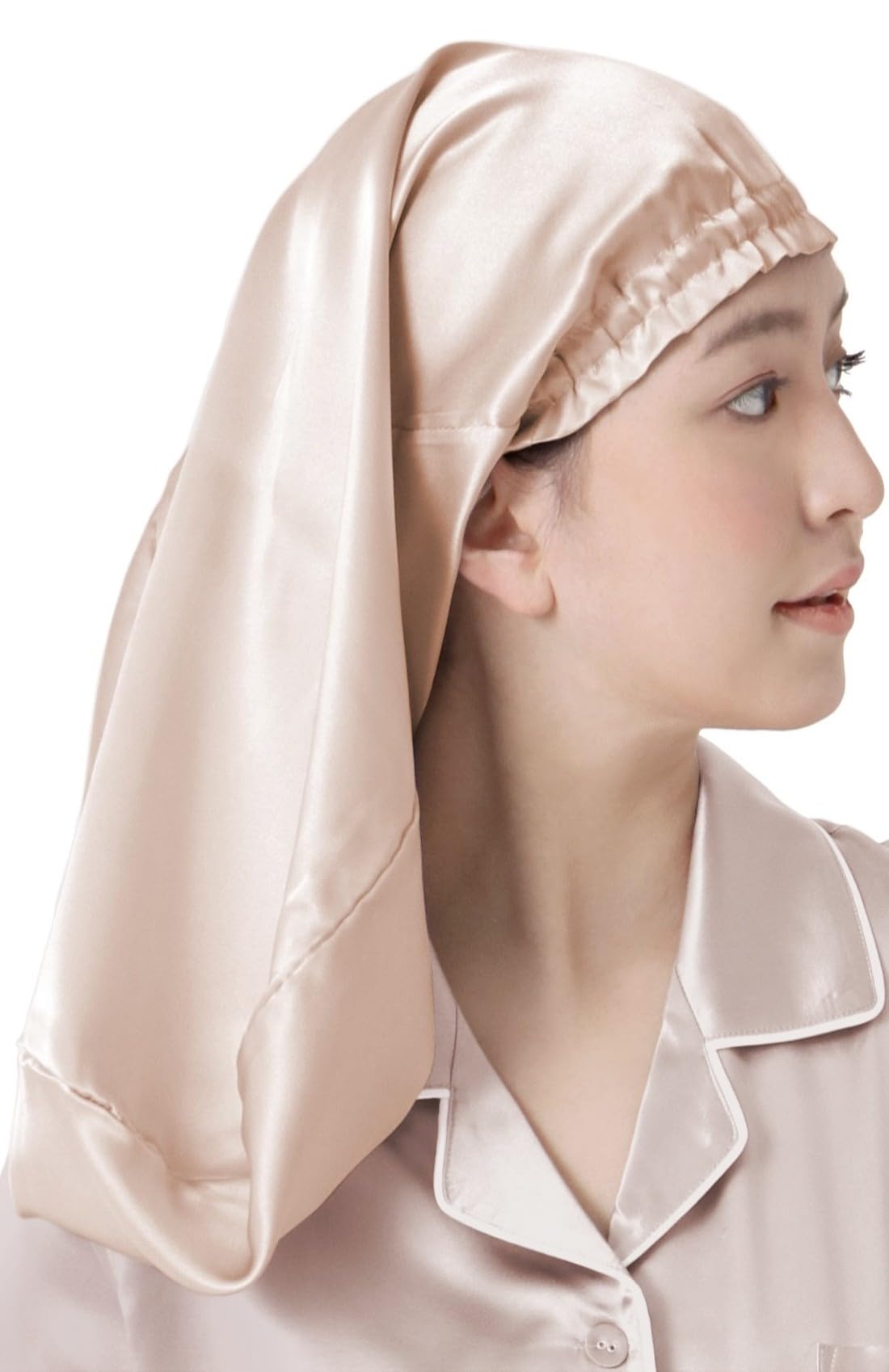 SEAWIND Silk Night Cap for Long Hair 100% Silk