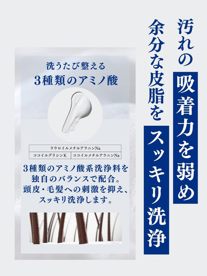 SEBRU Scalp Care Shampoo 400mL for Flake and Itch Relief