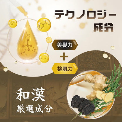 SEIKA Zen Shampoo 400ml with Fresh Green Leaf and Herbal Scent